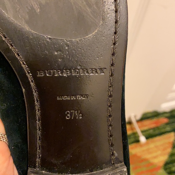 Burberry dark forest velvet loafer ( size w37.5) - Picture 7 of 9